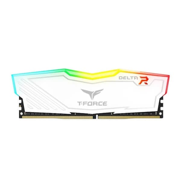 TeamGroup T-Force Delta RGB 32GB (32GB X 1) DDR4 Ram 3600Mhz White