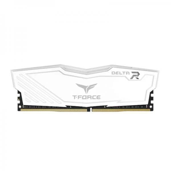 TeamGroup T-Force Delta RGB 8GB (8GBX1) DDR4 Ram 3200Mhz - White
