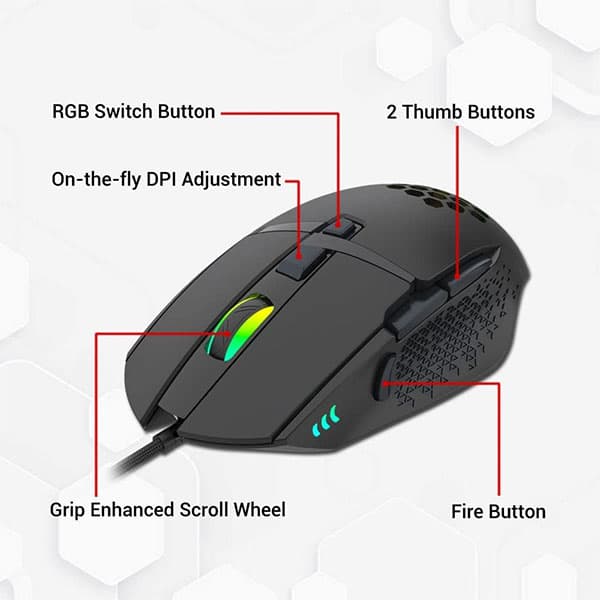 CLAW Dawon Wired Gaming Mouse