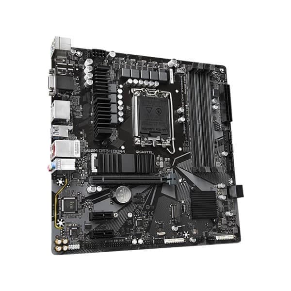 Gigabyte B660M DS3H DDR4 Intel Motherboard Supports Intel 12th, 13th & 14th Gen Processors