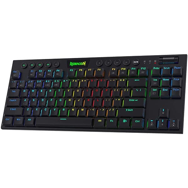 Redragon K621 PRO Horus Tkl Wired+2.4G+BT Mechanical Keyboard Black