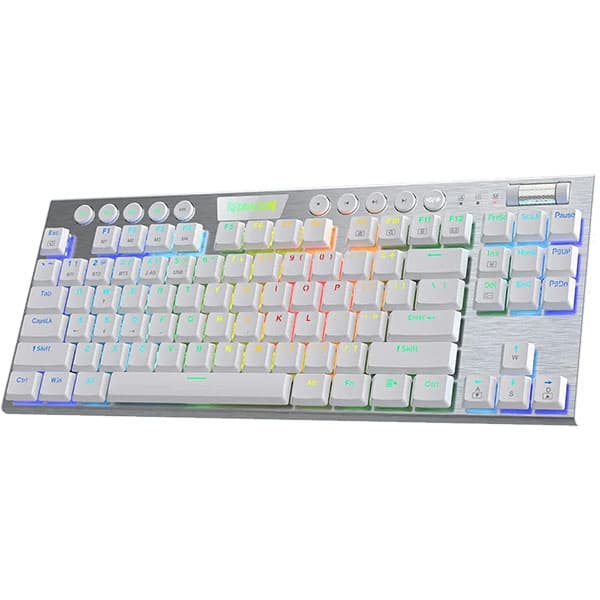 Redragon K621 Horus TKL Wireless RGB Mechanical Keyboard White