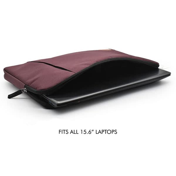 Caselix Vulcan 15.6" laptop Sleeve Case Maroon