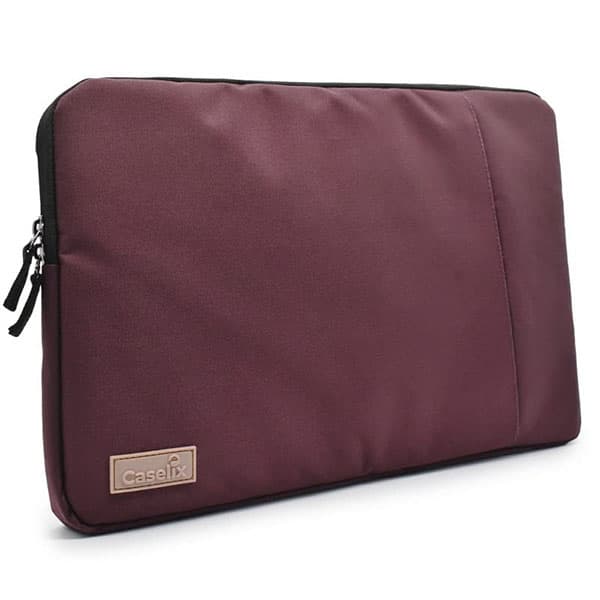 Caselix Vulcan 15.6" laptop Sleeve Case Maroon