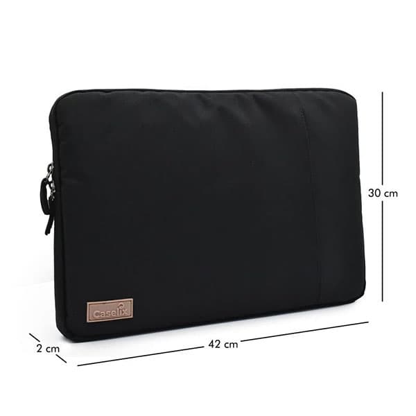 Caselix Vulcan 15.6" Laptop Sleeve Case Black