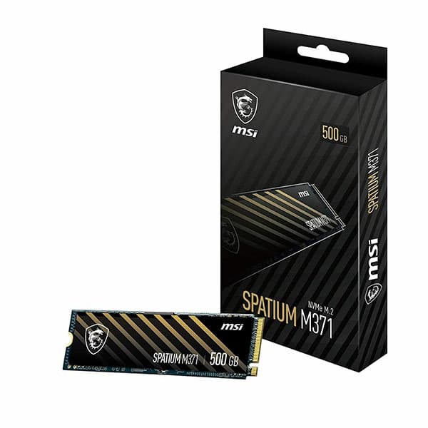 MSI SPATIUM M371 500GB NVMe M.2 Internal Solid State Drive
