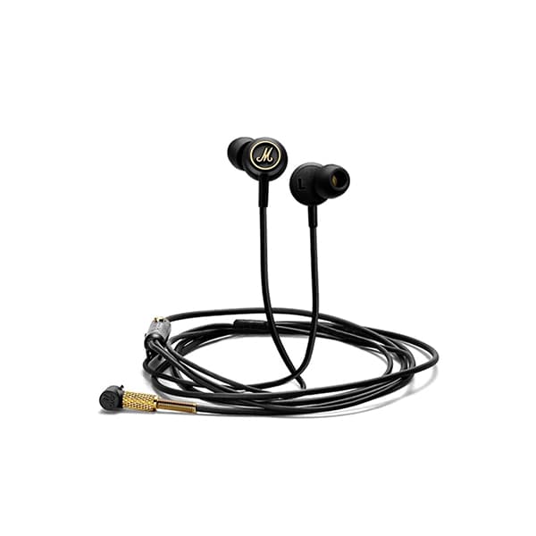 Marshall Mode EQ Wired in Ear Headphone with Mic (Black/Brass)