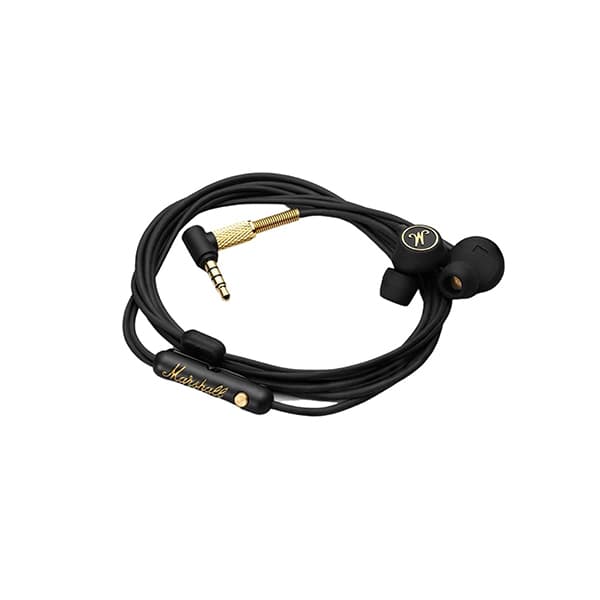 Marshall Mode EQ Wired in Ear Headphone with Mic (Black/Brass)
