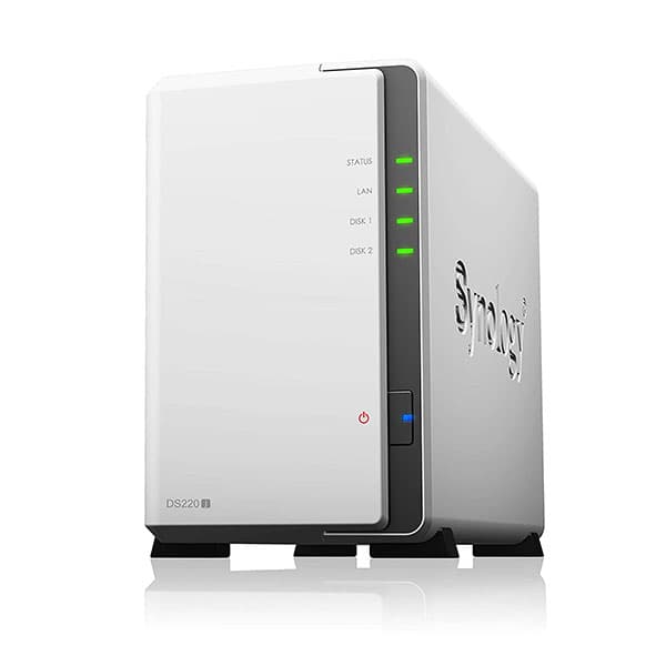 Synology DiskStation DS220j 2-Bay NAS Enclosure (White)