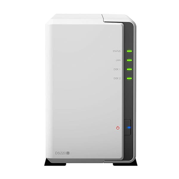 Synology DiskStation DS220j 2-Bay NAS Enclosure (White)