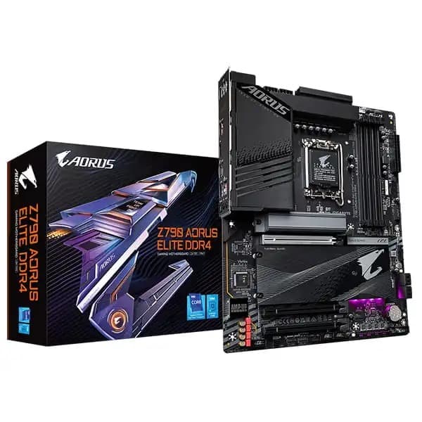 Gigabyte Z790 AORUS ELITE DDR4 Intel Motherboard Supports Intel 12th, 13th & 14th Gen Processors