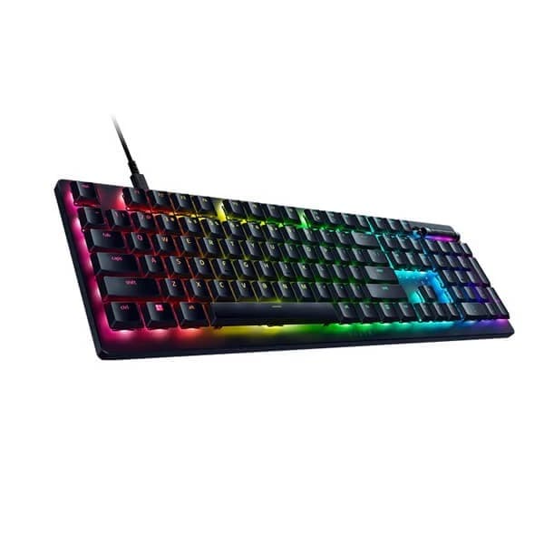 Razer DeathStalker V2 Wired Gaming Keyboard Low Profile Linear Red
