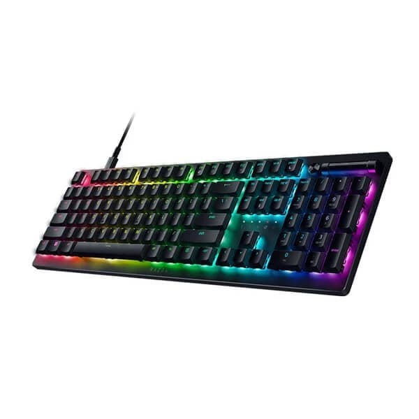 Razer DeathStalker V2 Wired Gaming Keyboard Low Profile Linear Red