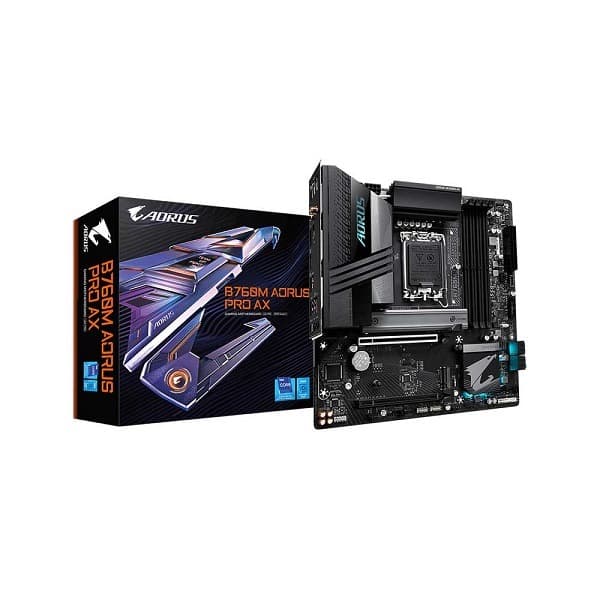 Gigabyte B760m Aorus Pro Ax Ddr5 Intel 12th And 13th Gen Support Lga 1700 Micro-atx Motherboard Supports Intel 12th, 13th & 14th Gen Processors