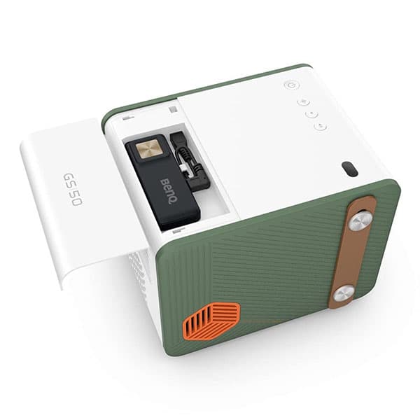 BenQ GS50 1080P Wireless Portable Projector - White