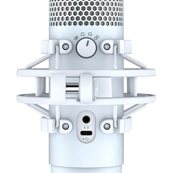HyperX Quadcast S USB Condenser Microphone - White