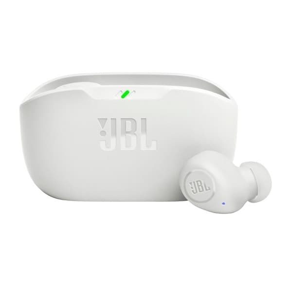 JBL Wave Buds in-Ear Earbuds (TWS) with Mic (White)