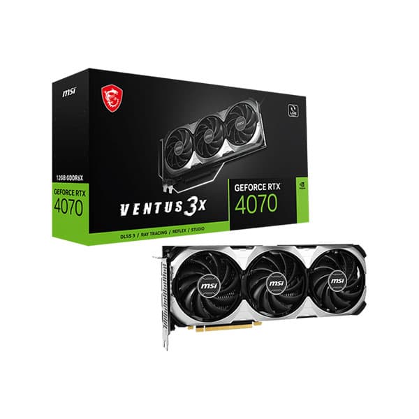 MSI Geforce RTX 4070 Ventus 3X 12GB GDDR6X Graphic Card