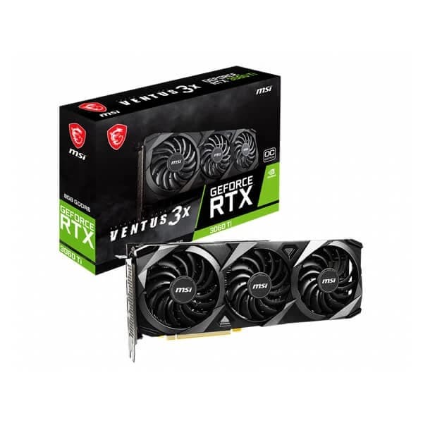 MSI RTX 3060 Ti Ventus 3X OC LHR 8GB Gaming Graphics Card