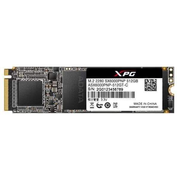 Adata XPG SX6000 Pro 512GB M.2 NVMe SSD