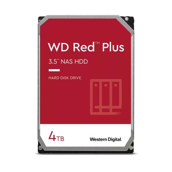 Western Digital Red Plus NAS 4TB 3.5 inch SATA Hard Drive
