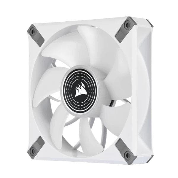 Corsair ML120 LED Elite 120mm White LED Cabinet Fan (Single Pack - White Frame)