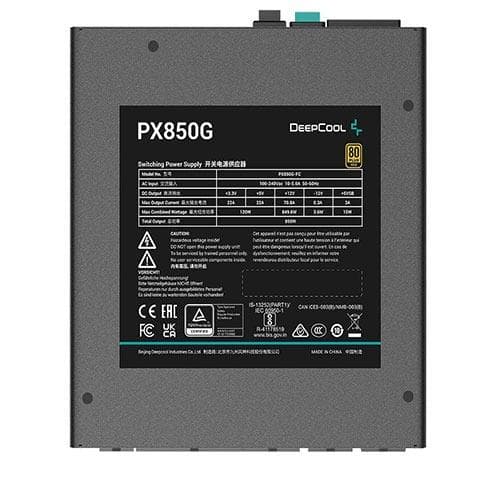 DeepCool PX850G 850W Fully modular ATX 3.0 80+ Gold PSU