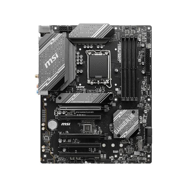MSI B760 GAMING PLUS WIFI LGA 1700 DDR5 ATX Motherboard Supports Intel 12th , 13th & 14th Gen Processors
