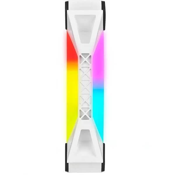Corsair ICUE QL120 RGB 120mm PWM White RGB Cabinet Fan With Lighting Node Core (Triple Pack)