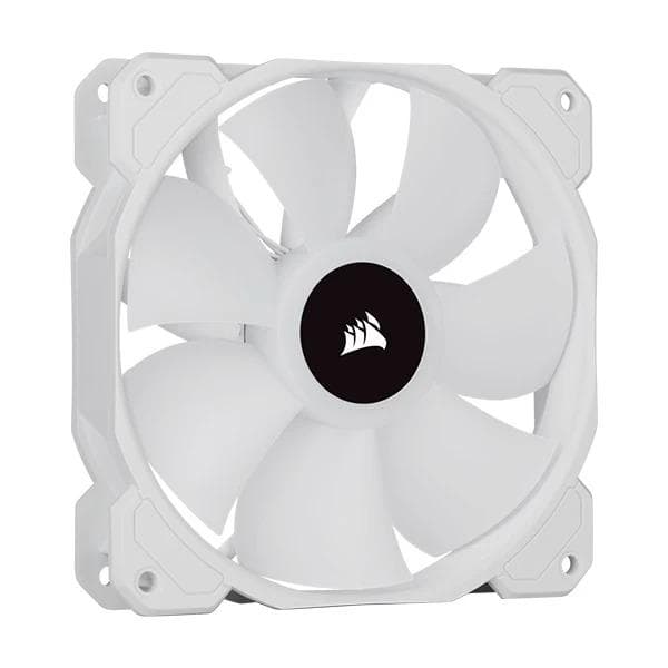 Corsair ICUE SP120 RGB Elite White Cabinet Fan With Lighting Node Core (Triple Pack)
