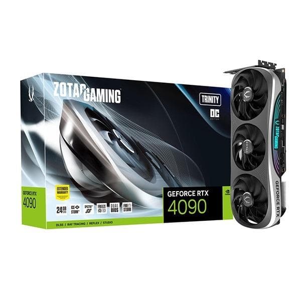 Zotac RTX 4090 TRINITY OC GDDR6X 24GB Gaming Graphic Card