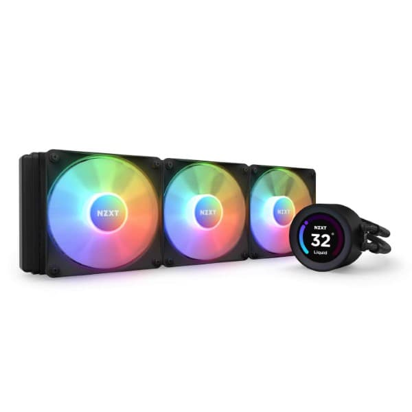 NZXT Kraken Elite 360mm RGB AIO Liquid CPU Cooler Black