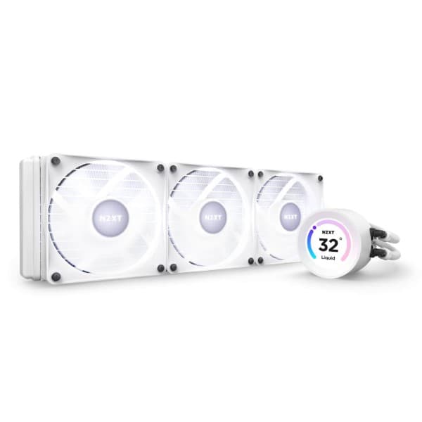 NZXT Kraken Elite 360mm RGB AIO Liquid CPU Cooler White