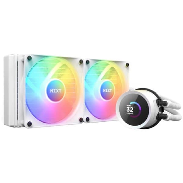 NZXT Kraken 240 RGB 240mm AIO Liquid Cpu Cooler - White