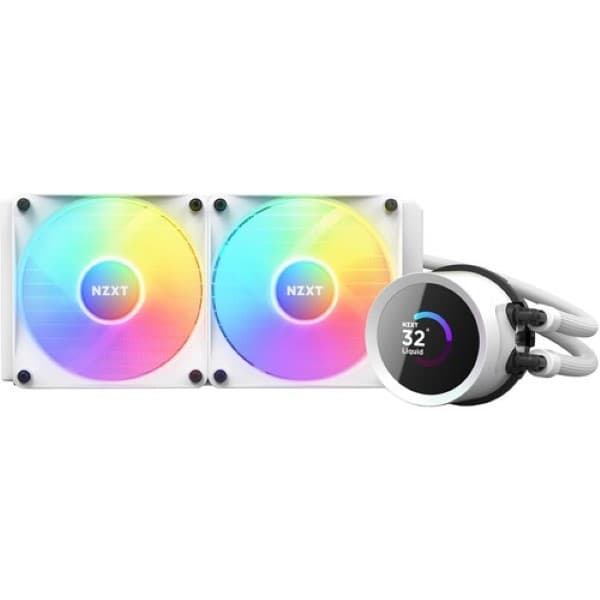 NZXT Kraken 240 RGB 240mm AIO Liquid Cpu Cooler - White