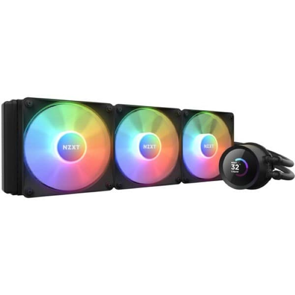 NZXT Kraken 360 RGB 360mm AIO Liquid Cooler with LCD Dispay (Black)