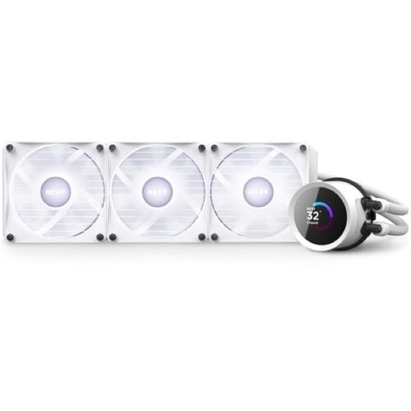 NZXT Kraken 360 RGB 360mm AIO Liquid Cooler with LCD Dispay (White)