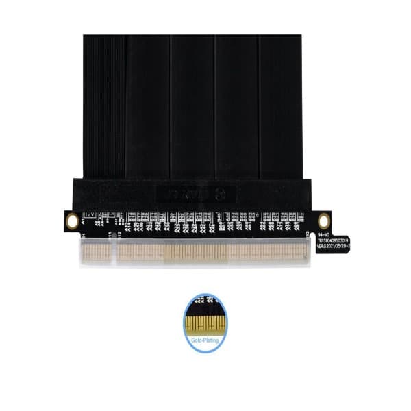 Lian Li Premium PCI-E 16X 4.0 PW-PCI-4-24X Black Riser Cable