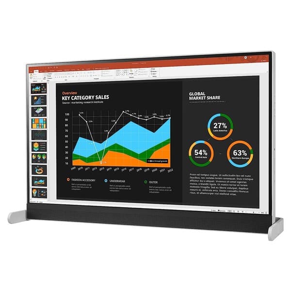 LG Libero Monitor 27 Inch QHD with Detachable Full HD Detachable Webcam, Built-in Speakers and USB C connectivity with 65W Power Delivery (27BQ70QC-S)