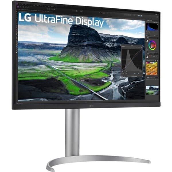 LG Ultrafine 27UQ850-W 27 Inch UHD (3840 x 2160) 4K Monitor with Nano IPS Display, 2000:1 Contrast Ratio, DCI-P3 98% (Typ.), VESA Display HDR 400, AMD Freesync, USB Type C Power Delivery (90W), White