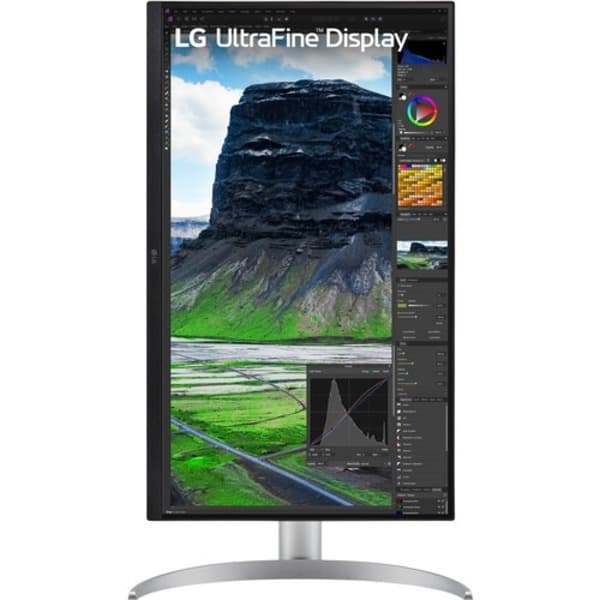 LG Ultrafine 27UQ850-W 27 Inch UHD (3840 x 2160) 4K Monitor with Nano IPS Display, 2000:1 Contrast Ratio, DCI-P3 98% (Typ.), VESA Display HDR 400, AMD Freesync, USB Type C Power Delivery (90W), White