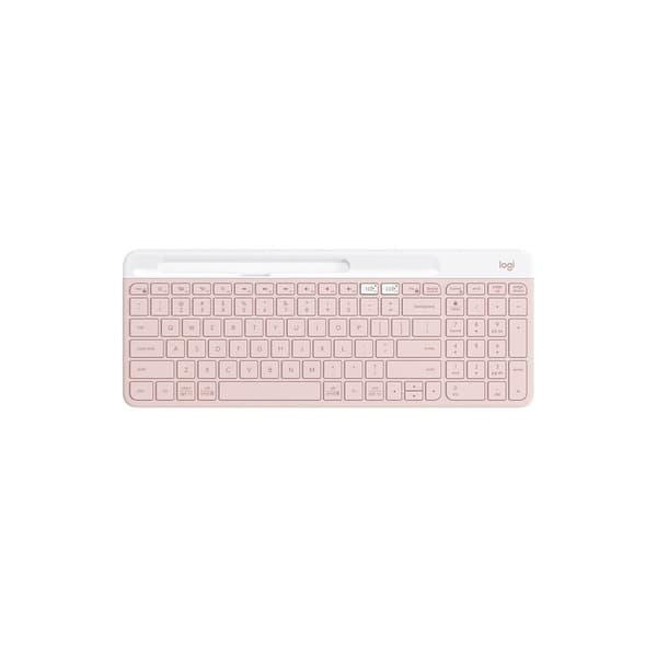 Logitech K580 Slim Multi-Device Wireless Keyboard Bluetooth (Rose)
