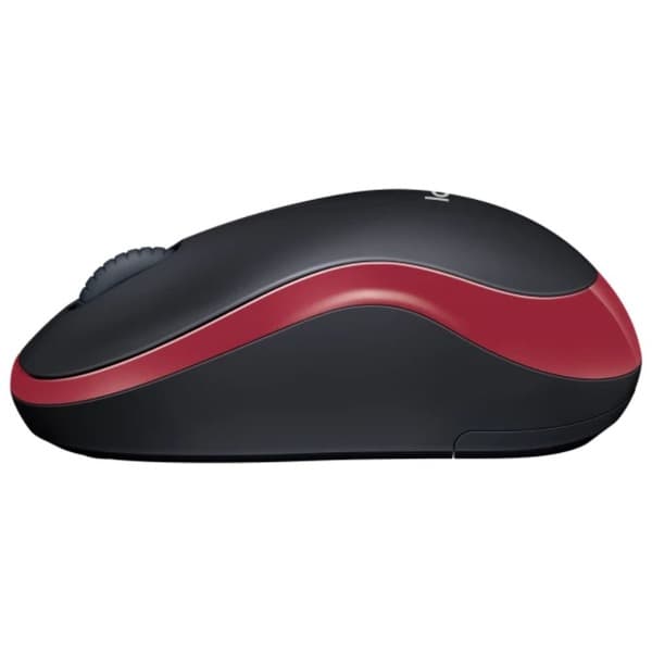 Logitech M185 Wireless USB Mouse (Red)