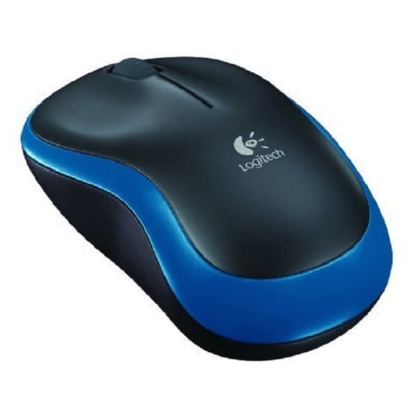 Logitech M185 Wireless USB Mouse (Blue)