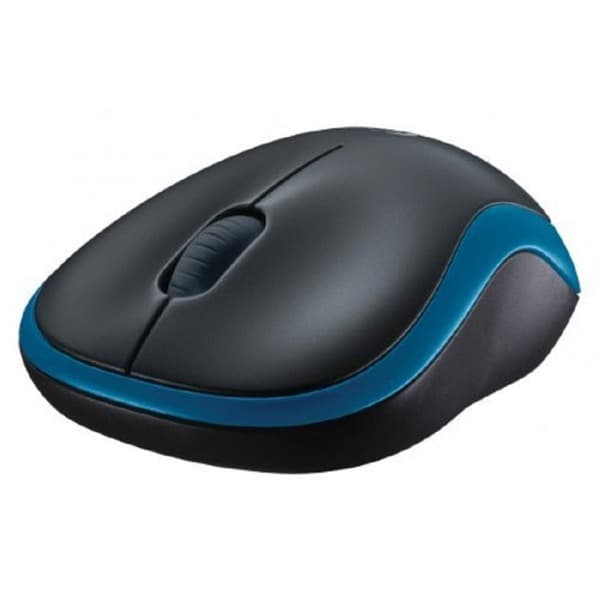 Logitech M185 Wireless USB Mouse (Blue)