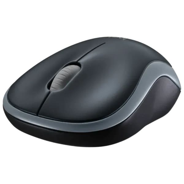 Logitech M185 Wireless USB Mouse (Black)