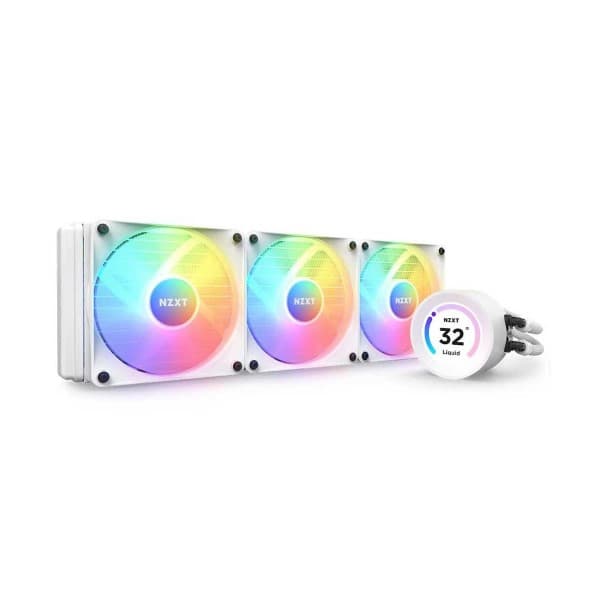NZXT Kraken Elite 360mm RGB AIO Liquid CPU Cooler White