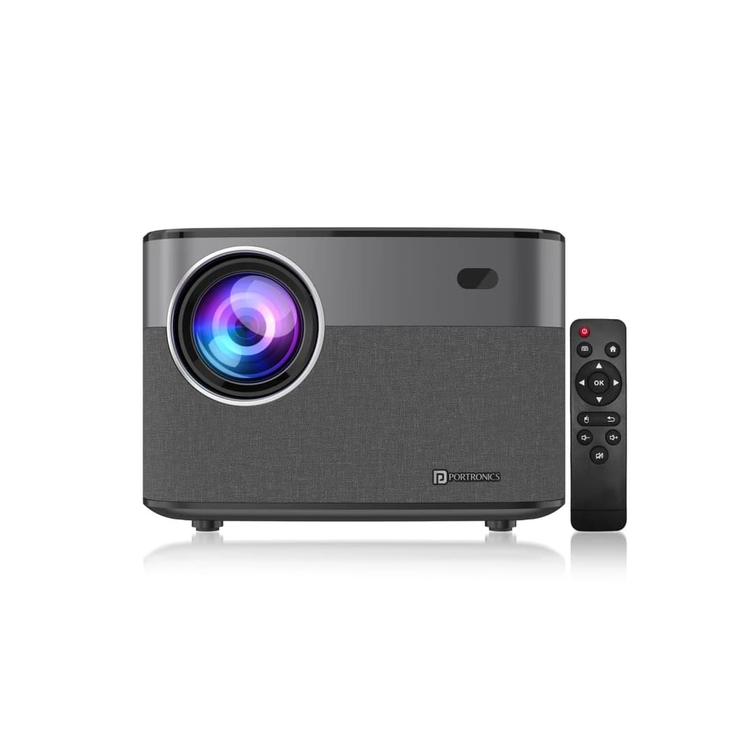 Portronics Beem 300 Wi-Fi Multimedia LED Projector (Black)