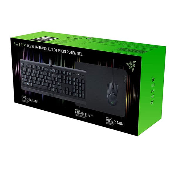 Razer Level Up Bundle - Cynosa Lite, Gigantus V2 Medium, Viper Mini