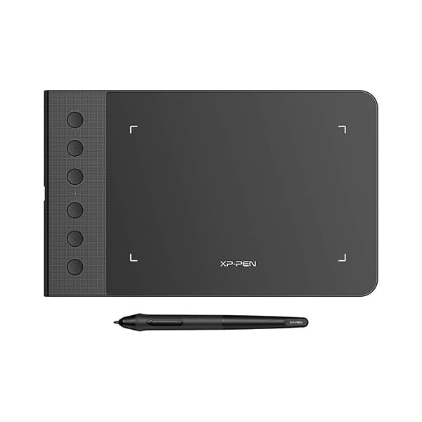 XP-PEN StarG640S Android Supported Graphics Drawing Tablet Pen Tablet, 6 Shortcut Keys, 8192 Levels of Pressure Sensitivity, Battery-Free Stylus and 20 Replacement nibs (Black, 6x4 Size)